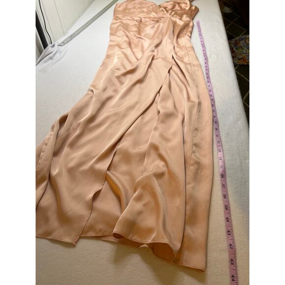 AFTER SIX High Neck Halter Backless Maxi Dress in Desert Rose. Size 8. NWOT - Picture 10 of 10